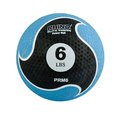 Champion Sports 6 lbs Rhino Elite Medicine Ball&#44; Blue PRM6